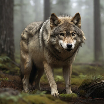 Wolves Unleashed Navigating the Wild Frontiers of Pack Dynamics and Conservation ai generated