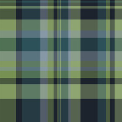 Mesh check texture tartan, harvest vector plaid pattern. Smooth textile seamless fabric background in pastel and green colors.