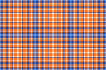 Plaid tartan fabric of seamless vector texture with a background check textile pattern.