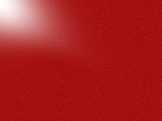 Illustration abstract red texture background, white light come from the left