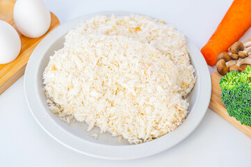 揚げる前のトンカツ