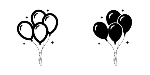 Balloon Icon. symbol for mobile concept and web design. vector illustration