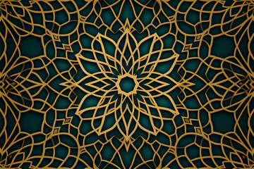 islamic craft ornament pattern for abstract background
