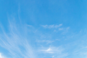 Obraz premium Beautiful blue sky with cloud