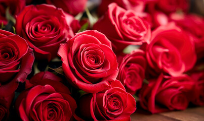 red roses background