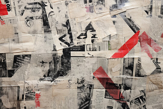 vintage collage art background