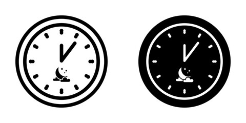 Clock Icon. symbol for mobile concept and web design. vector illustration