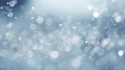 A winter wonderland with snowflakes gently falling , winter wonderland, snowflakes, falling.
