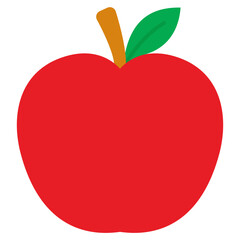 red apple