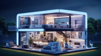 Modern smart home systems of smart building