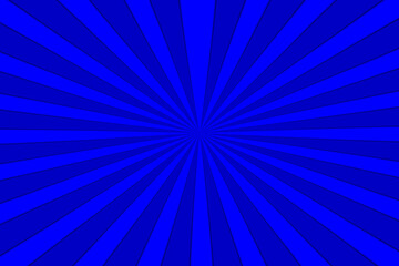 Abstract dark blue rays sunburst, sunbeam background