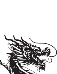 New Year's card material for the Year of the Dragon - Dragon set