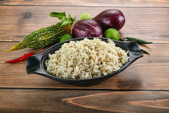Indian cuisine - jeera rice basmati