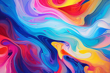 Obraz premium Digital effects. Multicolor abstract background. Colorful pattern. Creative graphic design for poster, brochure, flyer and card. Unique wallpaper. Backdrop for web, fabric and notepad cover