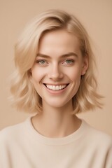 portrait of a smiling woman