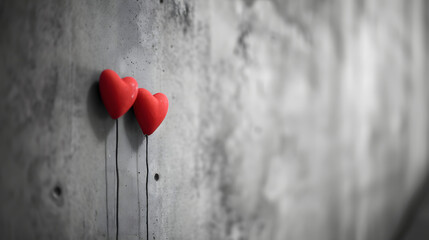 Love concept wedding romance valentine day red hearts background wallpaper
