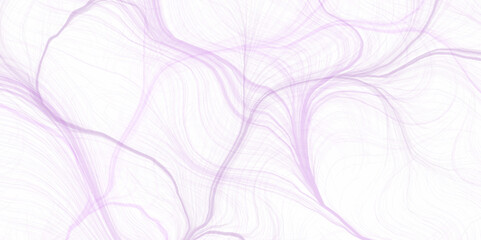 Tangled thin curves purple, pink undulating lines on a white canvas. Marble texture abstract soft color background vector Light Purple vector texture. Light Purple Shining colored art with narrow line