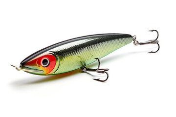 Fishing lure isolated on white