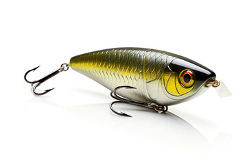 Fishing lure isolated on white