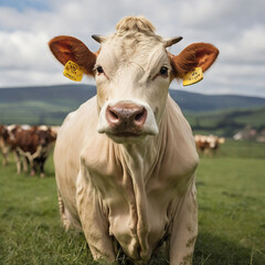 The Gentle World of Cows ai generated picture