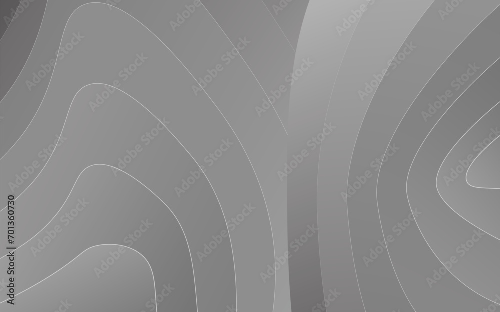 Fototapete Abstract 3D wave shape background design element for banner advertising website layout