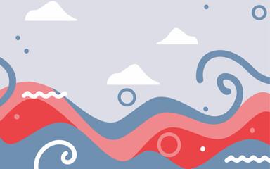 Abstract background poster. Good for fashion fabrics, postcards, email header, wallpaper, banner, events, covers, advertising, and more. Valentine's day, women's day, mother's day background.