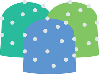 design vector image icons gummy candy