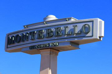 Montebello, California: Entrance of the City of Montebello, city in Los Angeles County, southwest of San Gabriel Valley