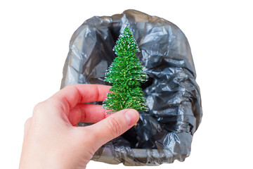 Farewell to Festivities: Disposing of a Toy Christmas Tree Figurine