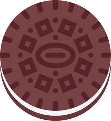design vector image icons oreo cookie