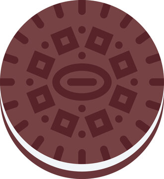 design vector image icons oreo cookie