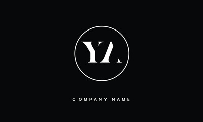 YA, AY, Y, A Abstract Letters Logo Monogram