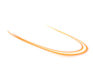  Abstract golden lights isolated on a transparent background. Bright gold flashes and glares. Bright rays of light. Glowing lines. 