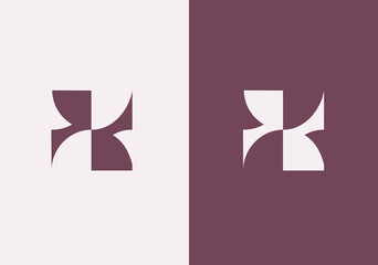Letter K logo icon design template elements