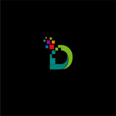 D logo