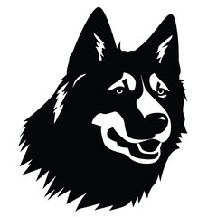 Akita vector illustration 