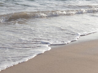 waves on the beach