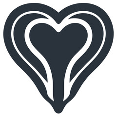 Ventricle vektor icon illustation