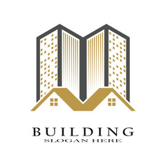 BUILDING LOGO WITH NEW IDEA DESIGN