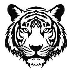 tiger head vector