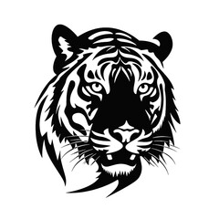 tiger head vector