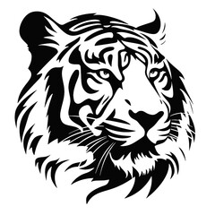 tiger head vector