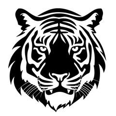 tiger head vector