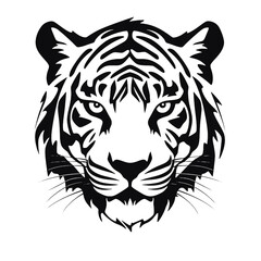 Obraz premium tiger head vector