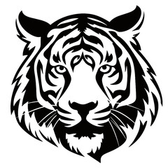 tiger head vector