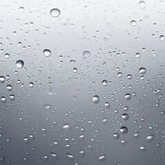 rain drops on window glass texture light grey realistic abstract background