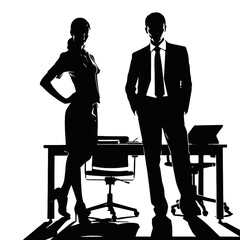 business silhouette