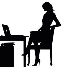 business silhouette