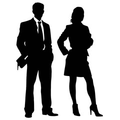 business silhouette