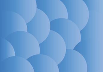 Fondo de círculos azules superpuestos y en sombra.